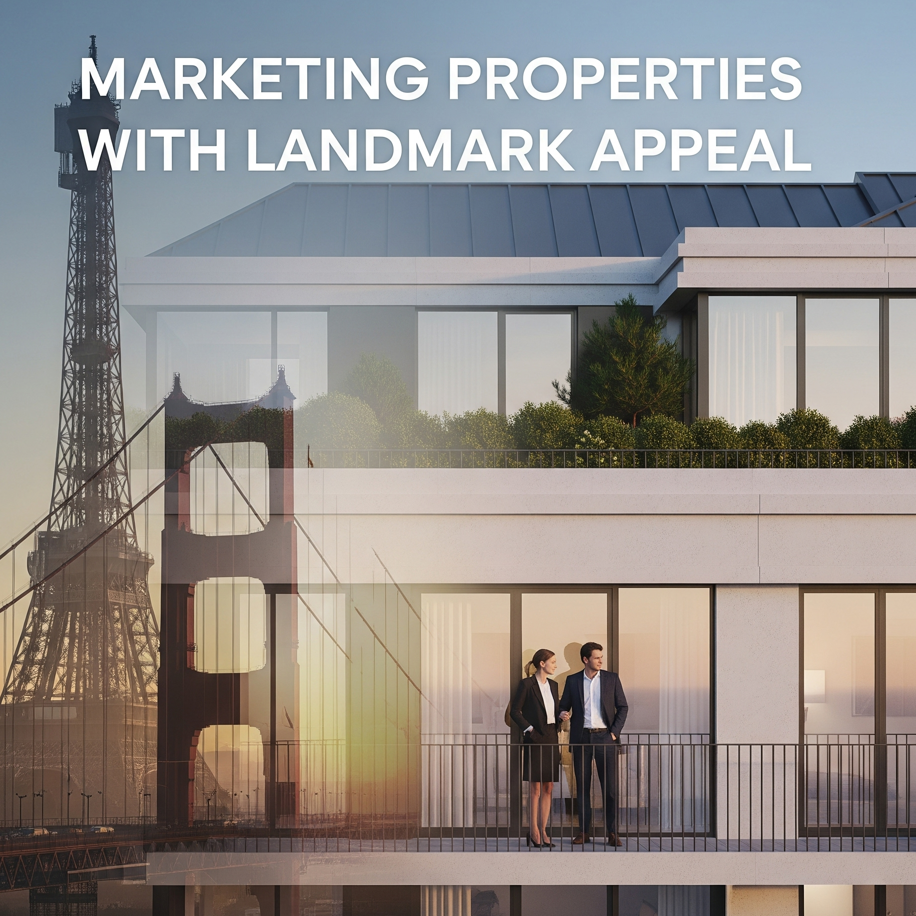 Emphasize lifestyle benefits: waterfront walks, panoramic views, cultural heritage.