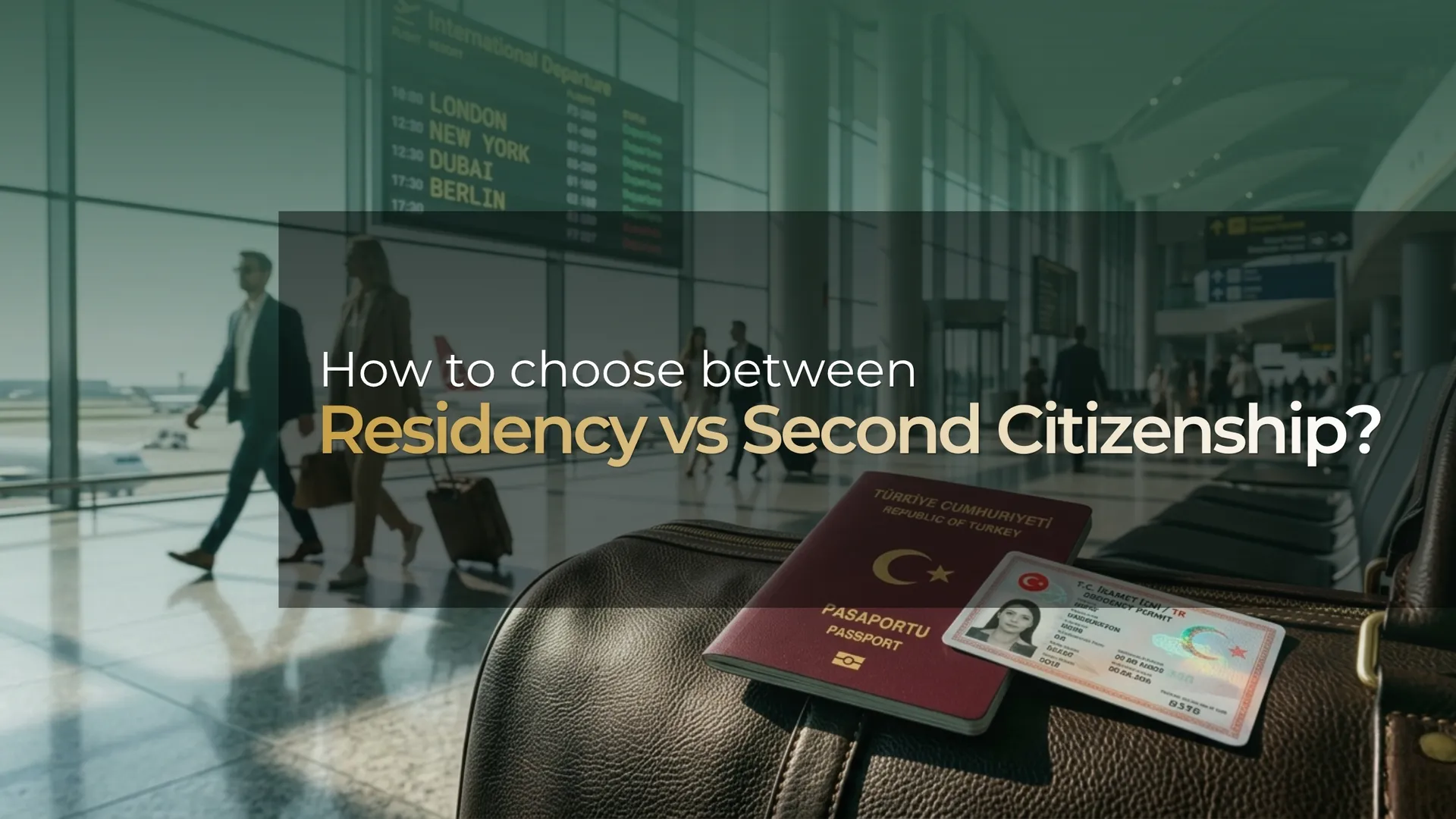 How to choose between Residency vs Second Citizenship?