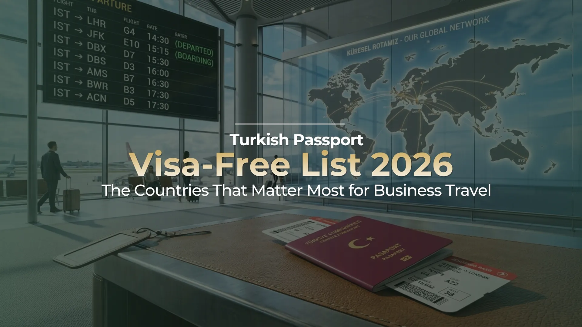 Turkish Passport Visa-Free List 2026: The Countries That Matter Most for Business Travel