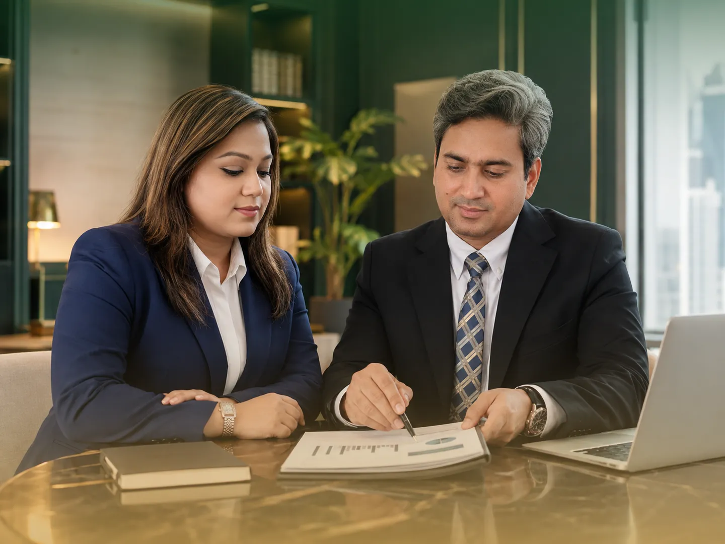 Multi Mulk advisory team members in professional business attire